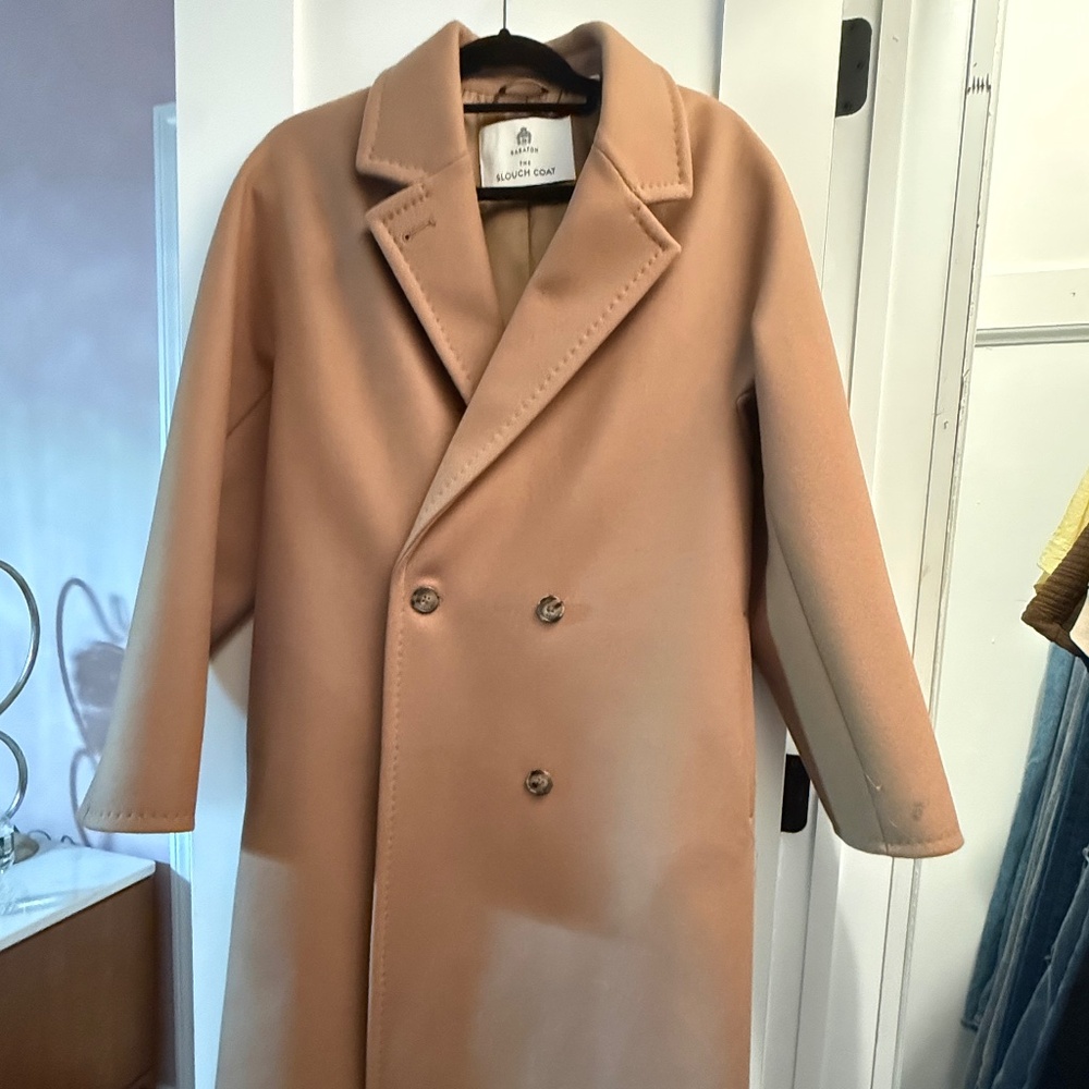Aritzia Babaton The Slouch™ Coat New - (Re)Camel Wool *** Like New ***